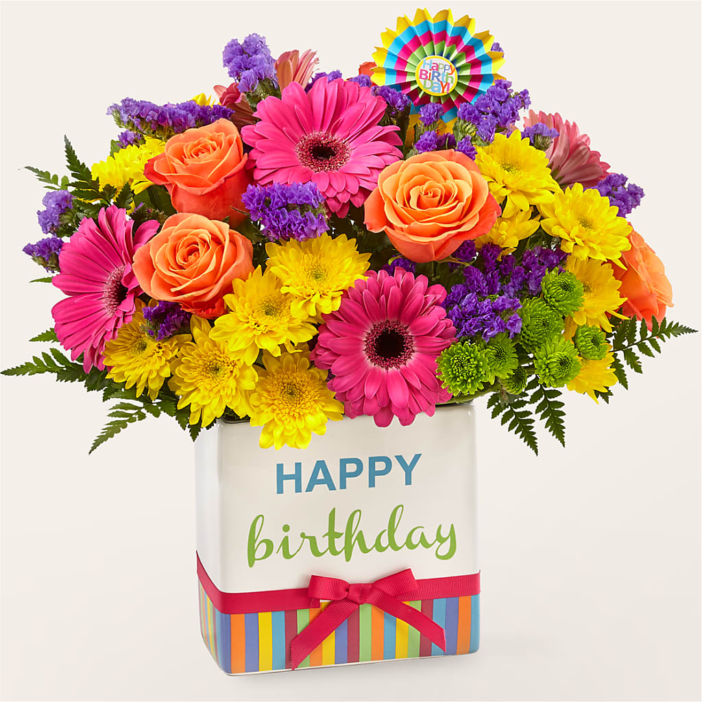 Birthday Brights Bouquet – AMCS FLOWERS & PERSONAL SERVICES LLC, Chesapeake VA