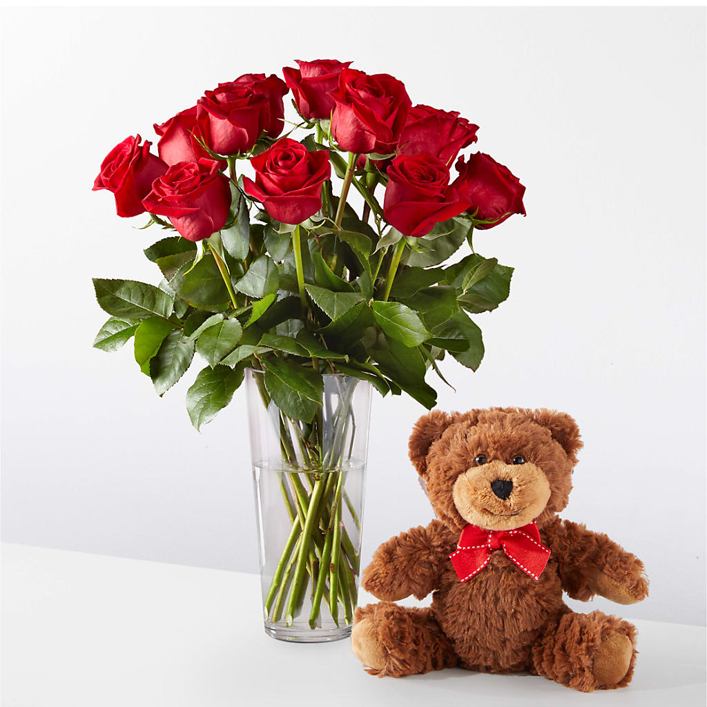 Romantic Long Stem Red Rose Bouquet Bundles – AMCS FLOWERS & PERSONAL SERVICES LLC, Chesapeake VA