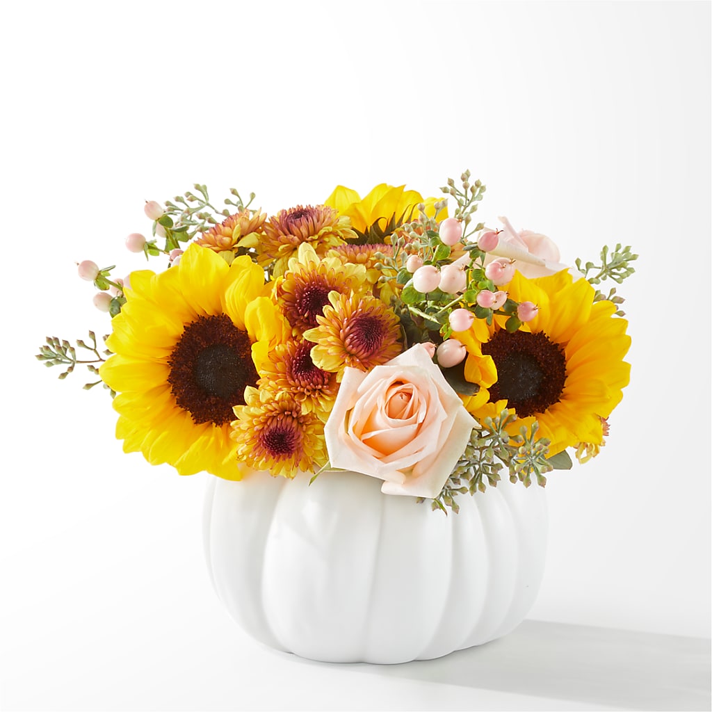 Pumpkin to Talk About Bouquet – AMCS FLOWERS & PERSONAL SERVICES LLC, Chesapeake VA