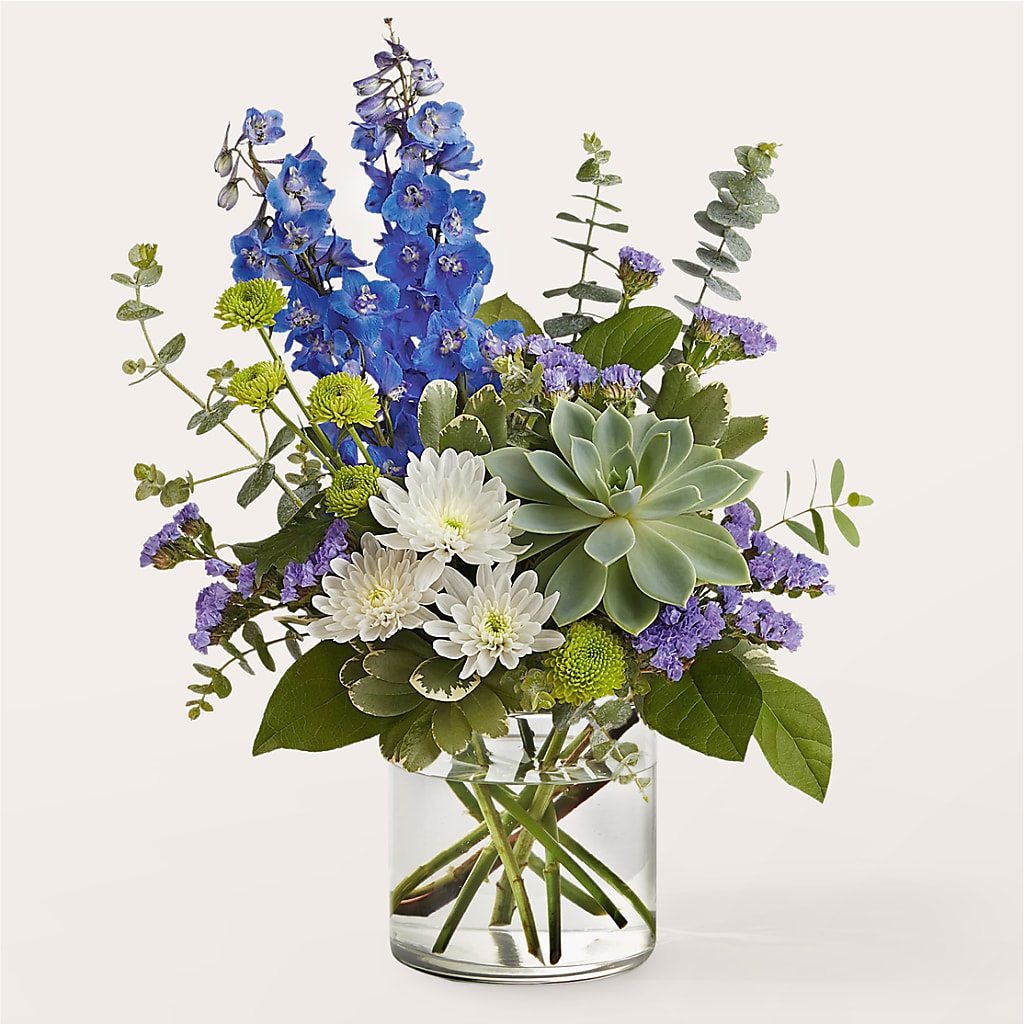 Cerulean Waves Bouquet – AMCS FLOWERS & PERSONAL SERVICES LLC, Chesapeake VA
