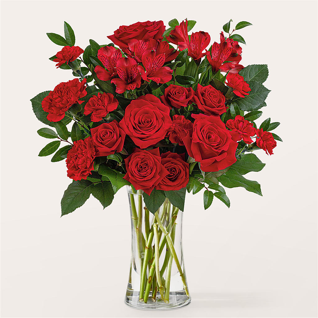 Brilliant Ruby Bouquet – AMCS FLOWERS & PERSONAL SERVICES LLC, Chesapeake VA