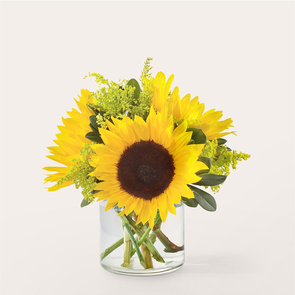 Beaming Sunflower Bouquet – AMCS FLOWERS & PERSONAL SERVICES LLC, Chesapeake VA