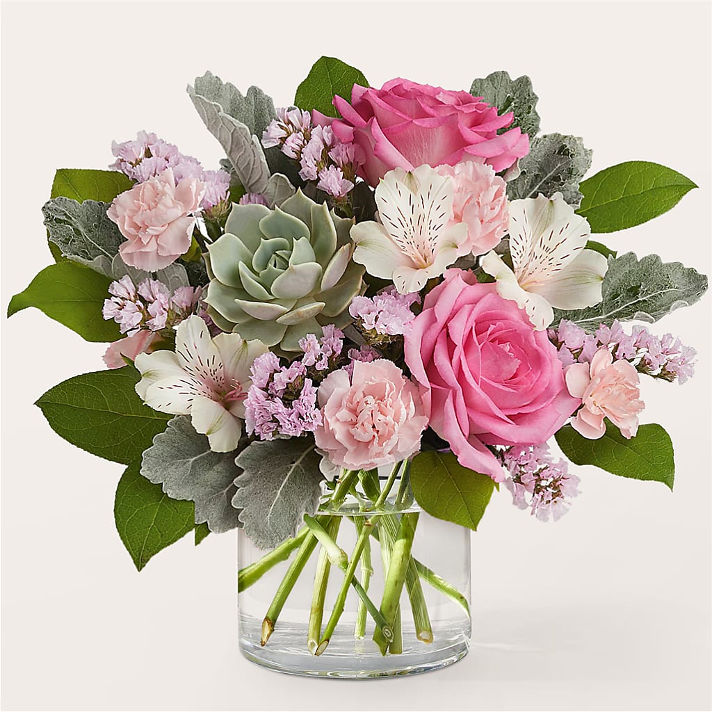 Dusty Rose Bouquet – AMCS FLOWERS & PERSONAL SERVICES LLC, Chesapeake VA