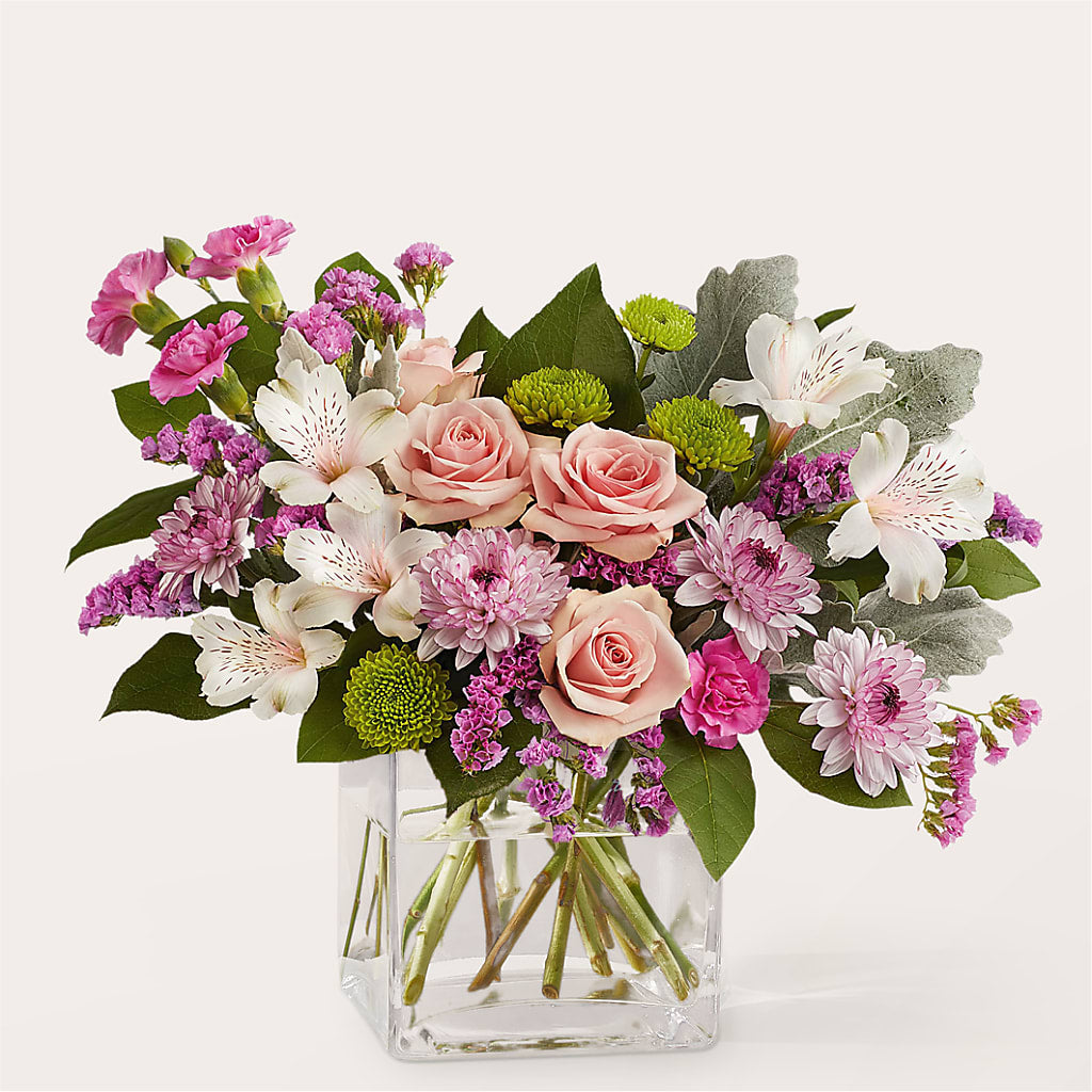 Pink Suede Bouquet – AMCS FLOWERS & PERSONAL SERVICES LLC, Chesapeake VA