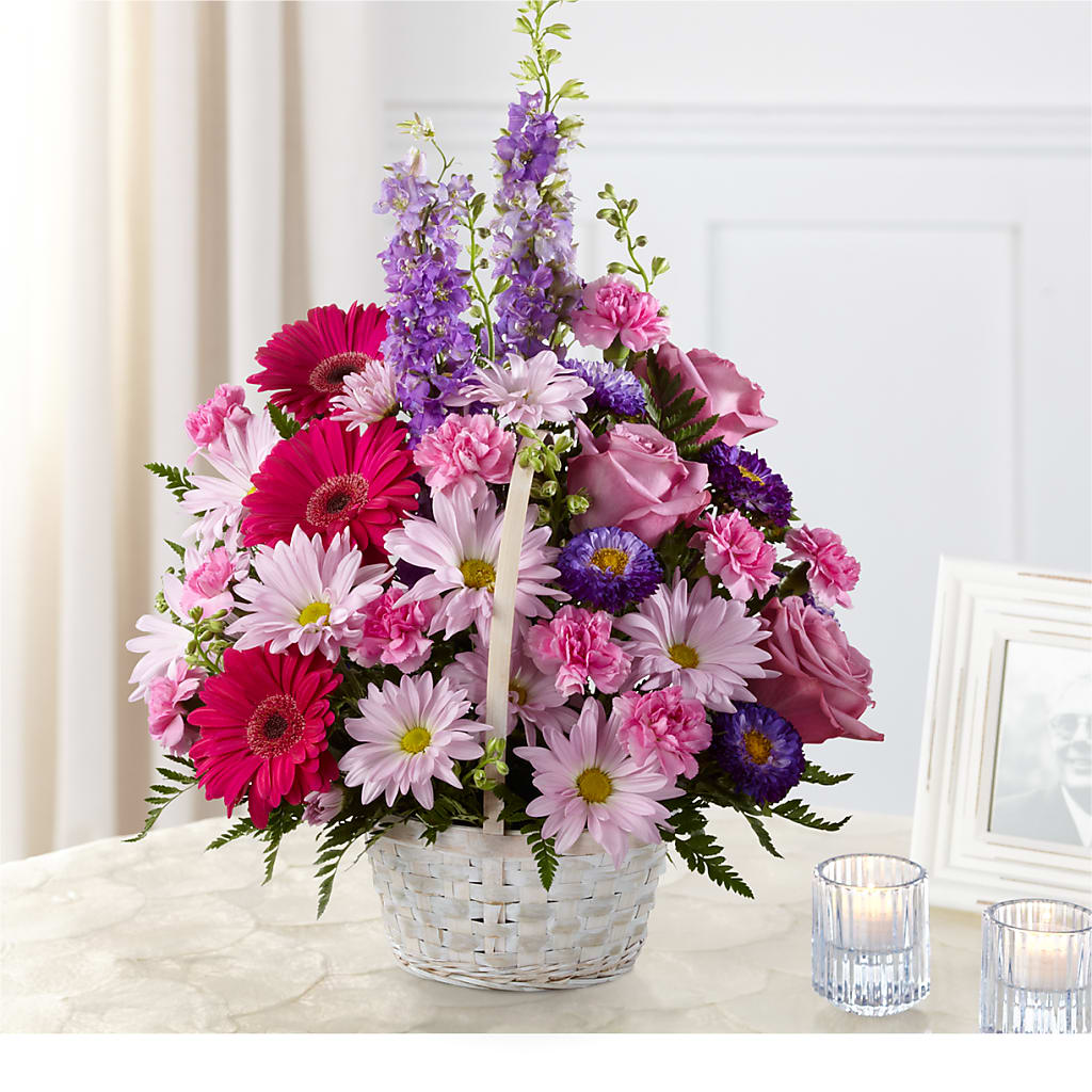 Pastel Peace Basket – AMCS FLOWERS & PERSONAL SERVICES LLC, Chesapeake VA