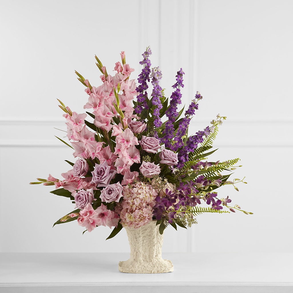 Flowing Garden Arrangement – AMCS FLOWERS & PERSONAL SERVICES LLC, Chesapeake VA