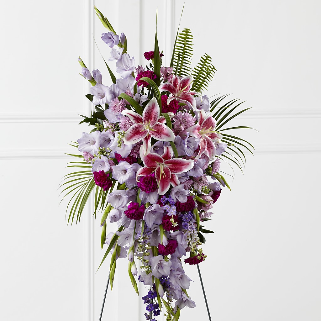 Tender Touch Standing Spray – AMCS FLOWERS & PERSONAL SERVICES LLC, Chesapeake VA