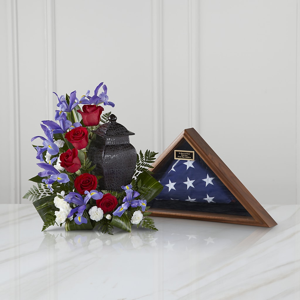Patriotic Tribute Arrangement – AMCS FLOWERS & PERSONAL SERVICES LLC, Chesapeake VA