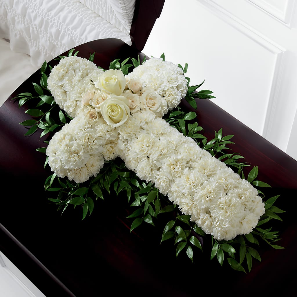 Peaceful Memories Casket Spray (Standard) – AMCS FLOWERS & PERSONAL SERVICES LLC, Chesapeake VA