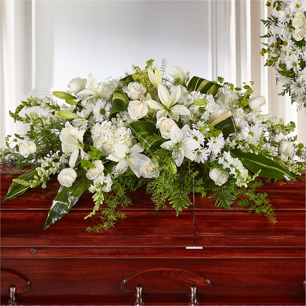 Abundance Casket Spray – AMCS FLOWERS & PERSONAL SERVICES LLC, Chesapeake VA