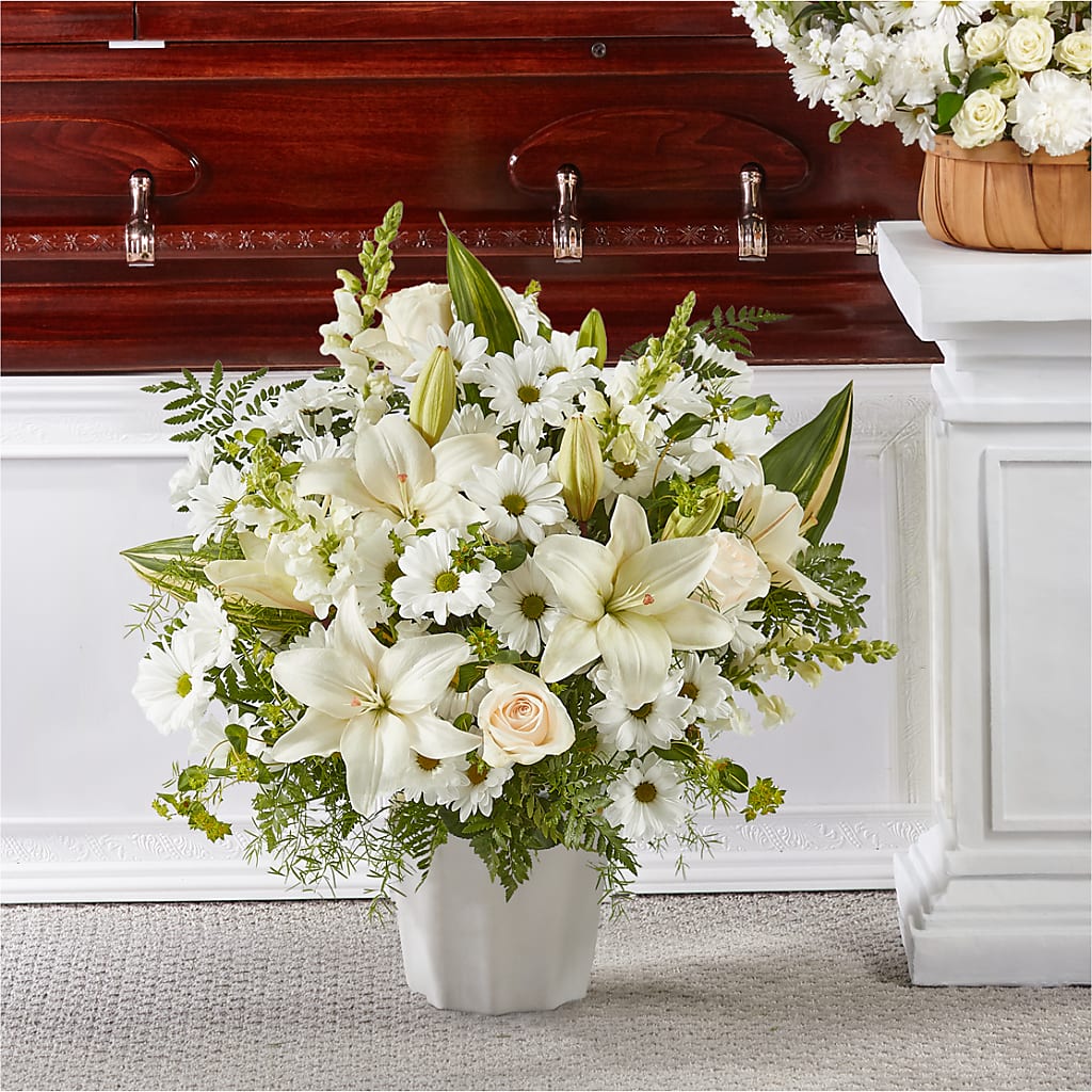 Thoughts of Tranquility Floor Basket – AMCS FLOWERS & PERSONAL SERVICES LLC, Chesapeake VA