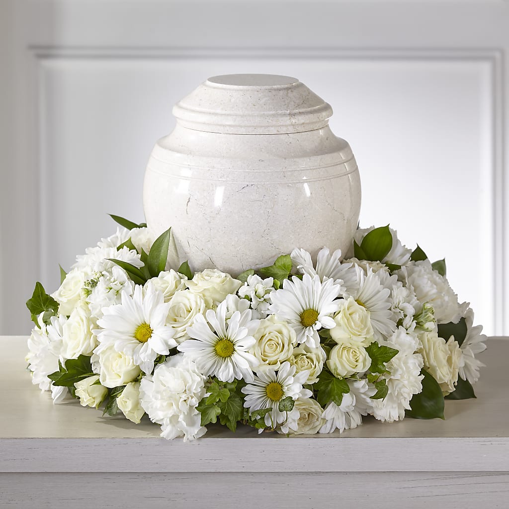 Ivory Gardens Cremation Adornment – AMCS FLOWERS & PERSONAL SERVICES LLC, Chesapeake VA