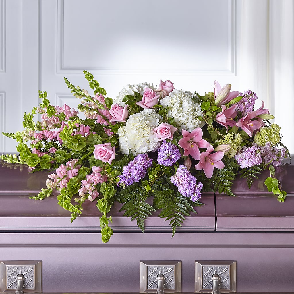 Life's Gratitude Casket Spray – AMCS FLOWERS & PERSONAL SERVICES LLC, Chesapeake VA