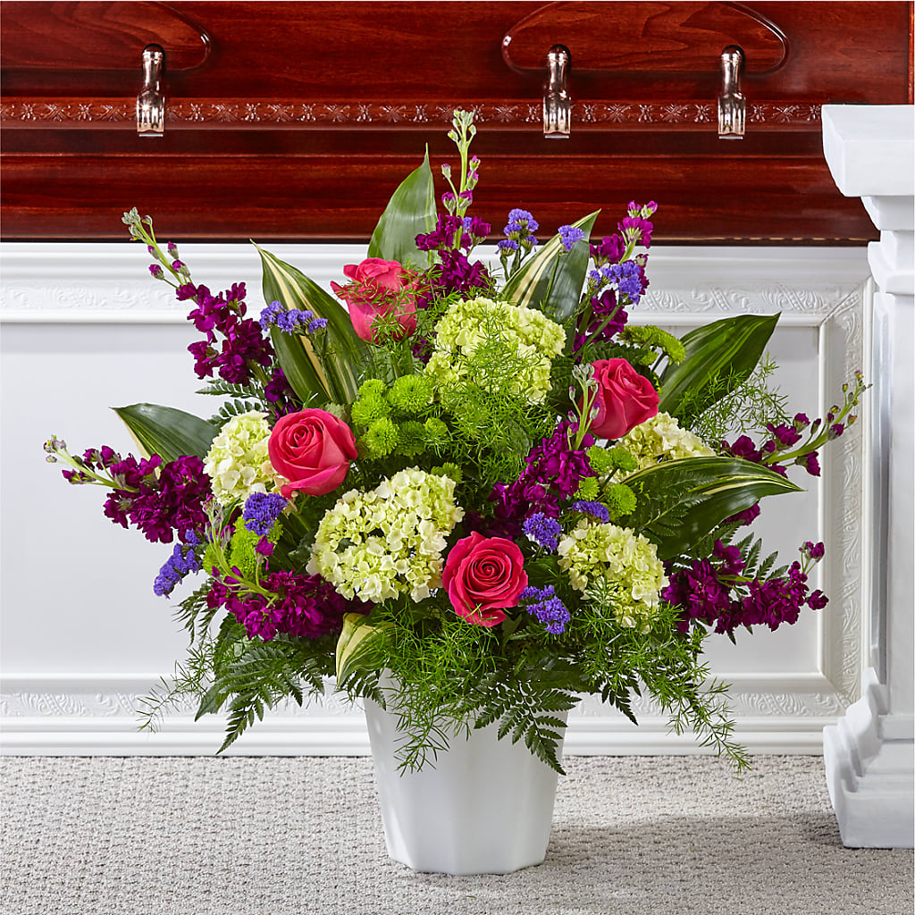 Beautiful Horizons Floor Basket – AMCS FLOWERS & PERSONAL SERVICES LLC, Chesapeake VA