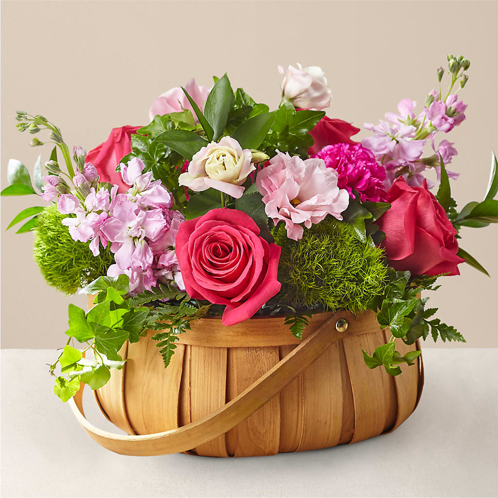 Radiance in Bloom Basket – AMCS FLOWERS & PERSONAL SERVICES LLC, Chesapeake VA