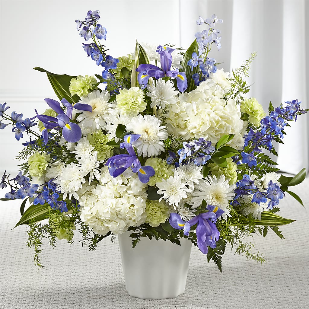Soft Serenity Floor Basket – AMCS FLOWERS & PERSONAL SERVICES LLC, Chesapeake VA