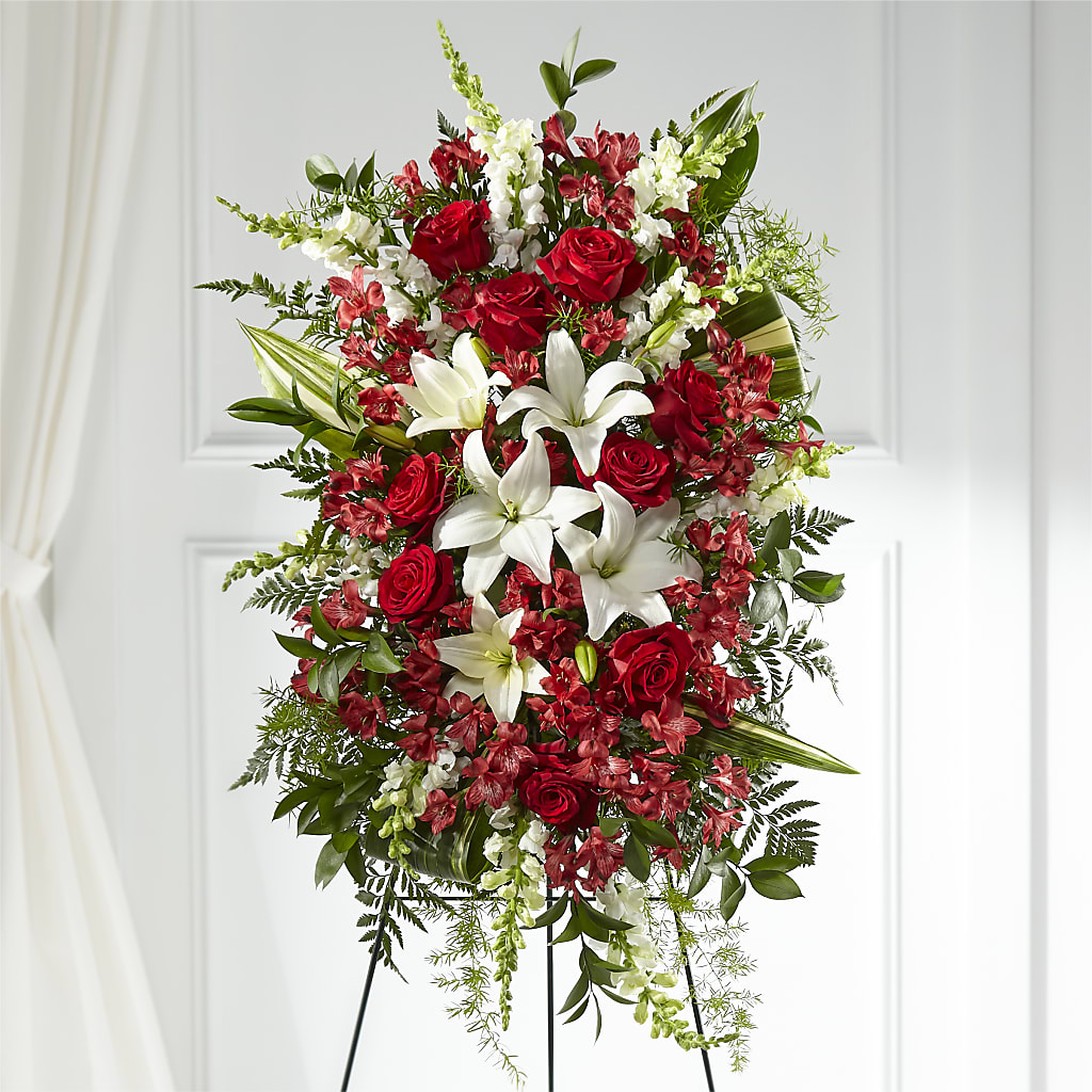 Everlasting Memory Standing Spray – AMCS FLOWERS & PERSONAL SERVICES LLC, Chesapeake VA
