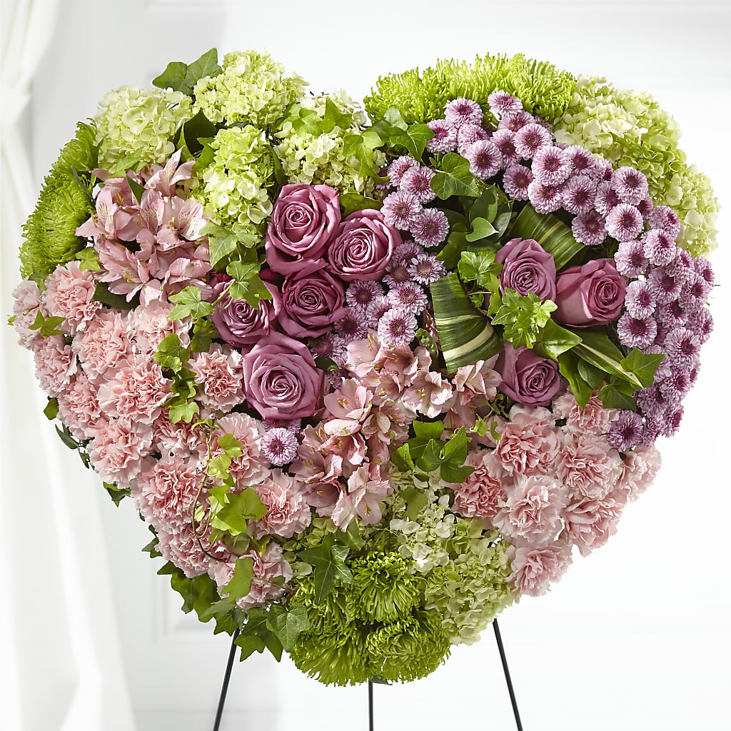 Heartwarming Standing Heart – AMCS FLOWERS & PERSONAL SERVICES LLC, Chesapeake VA