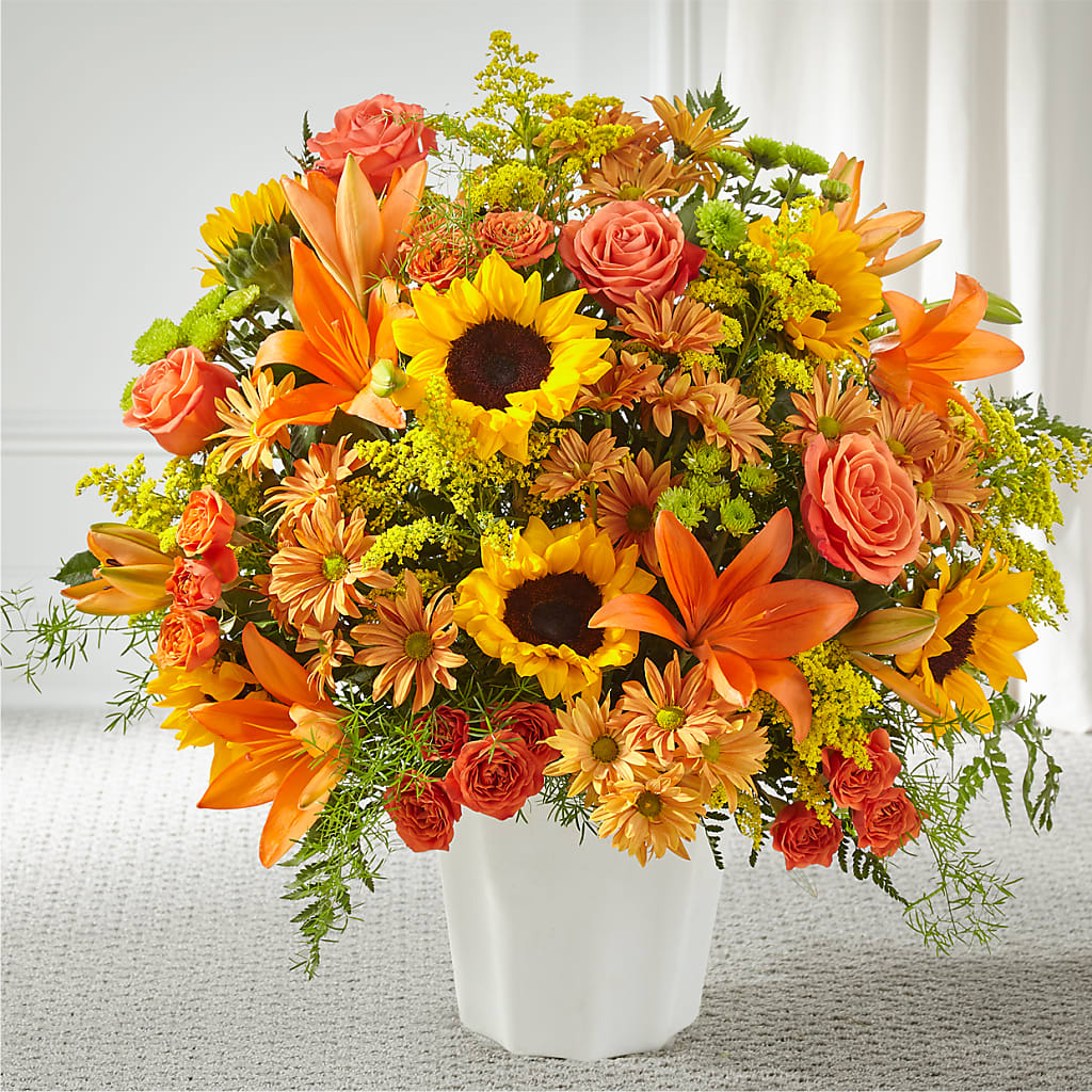 Harvest Thoughts Floor Basket – AMCS FLOWERS & PERSONAL SERVICES LLC, Chesapeake VA