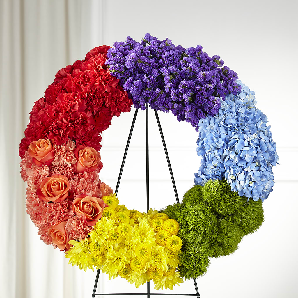 Circle of Love Wreath – AMCS FLOWERS & PERSONAL SERVICES LLC, Chesapeake VA