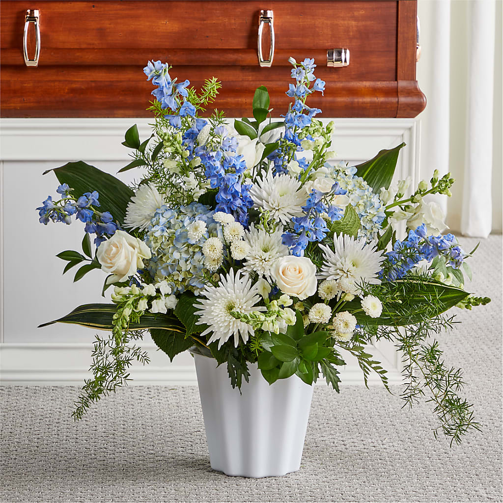 Everlasting Memories Floor Basket – AMCS FLOWERS & PERSONAL SERVICES LLC, Chesapeake VA