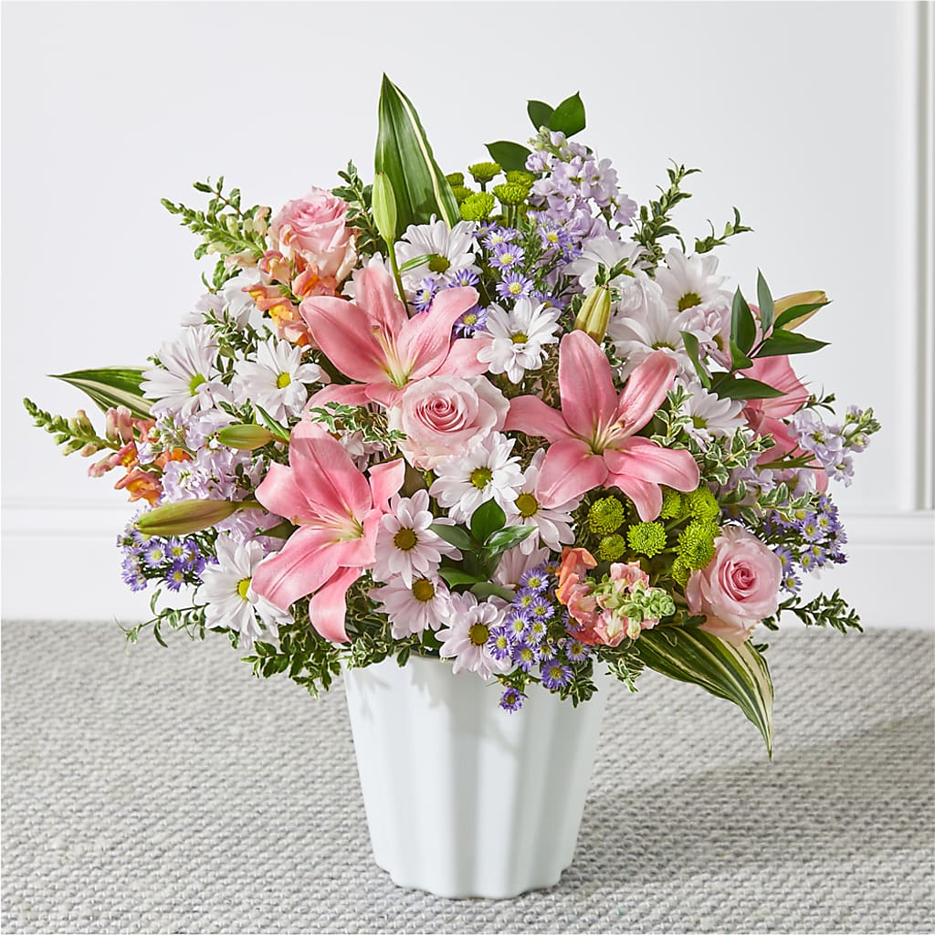 Abundant Compassion Floor Basket – AMCS FLOWERS & PERSONAL SERVICES LLC, Chesapeake VA