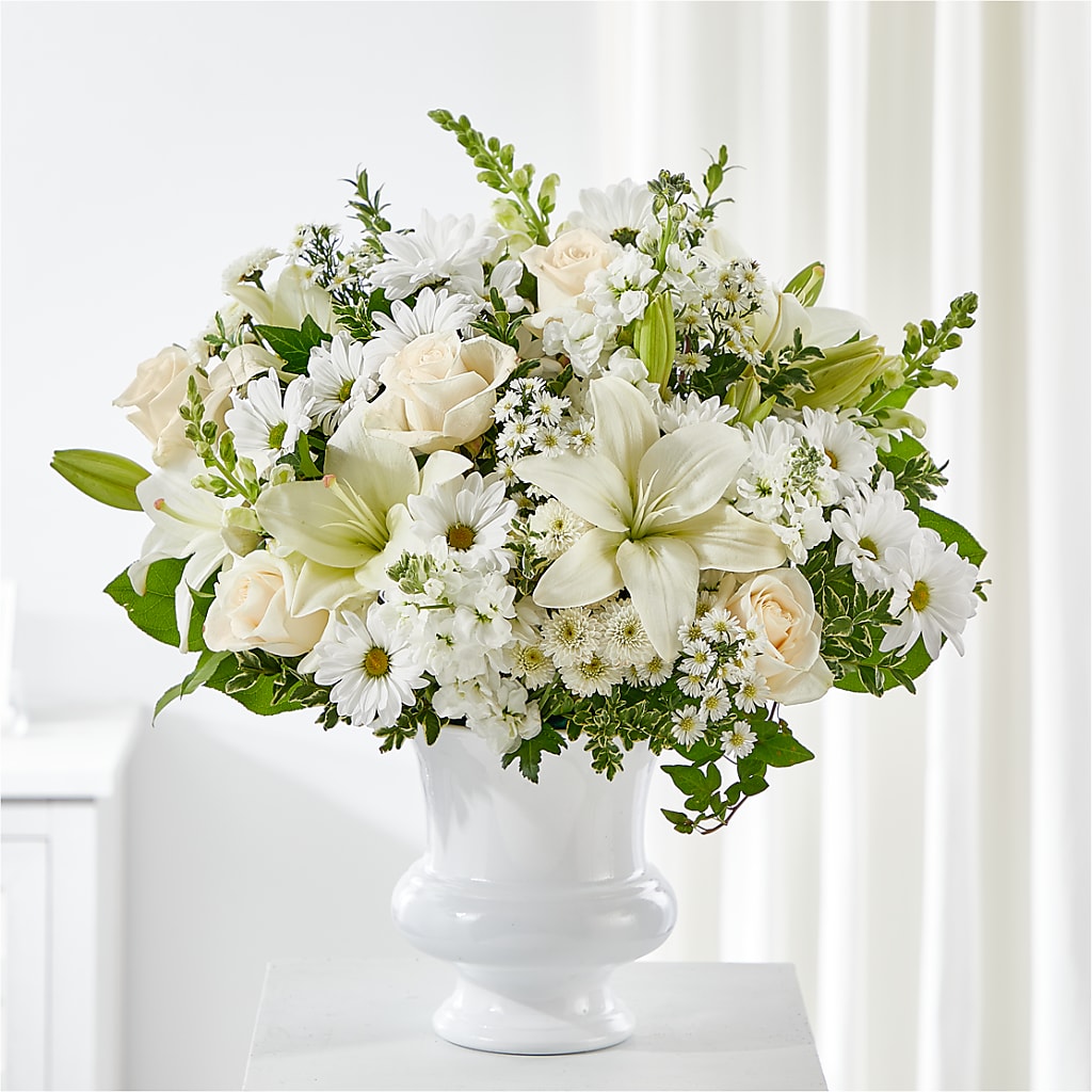 Uplifting Urn Arrangement – AMCS FLOWERS & PERSONAL SERVICES LLC, Chesapeake VA