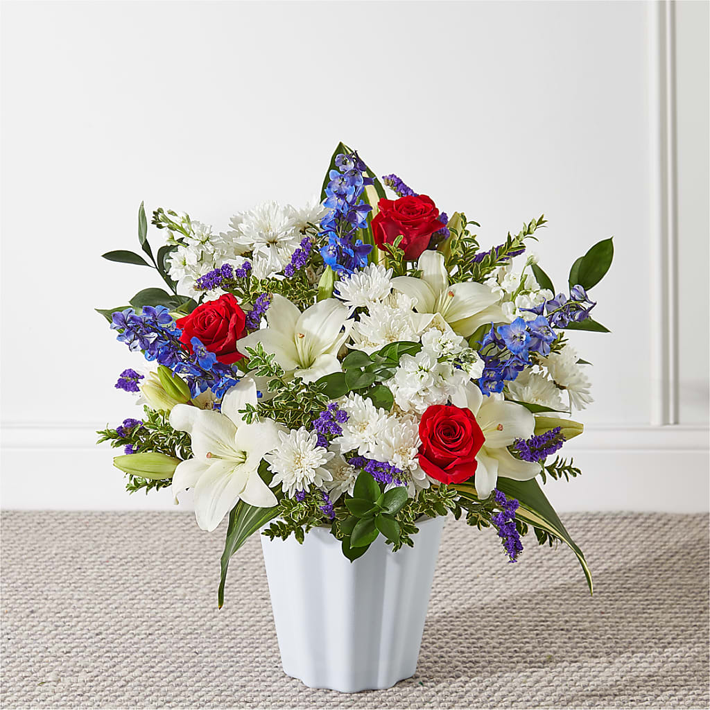 Consoled Floor Basket – AMCS FLOWERS & PERSONAL SERVICES LLC, Chesapeake VA