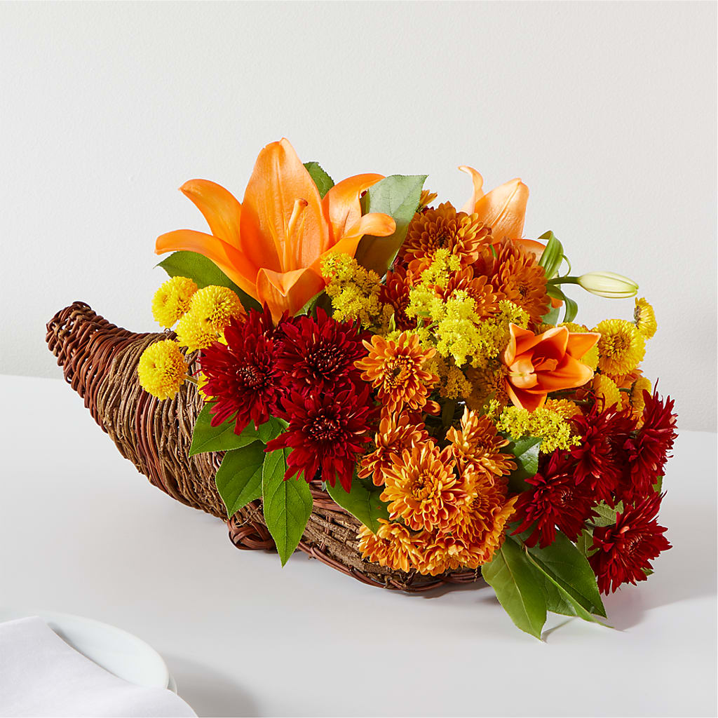 Bouquet of Blessings Cornucopia – AMCS FLOWERS & PERSONAL SERVICES LLC, Chesapeake VA