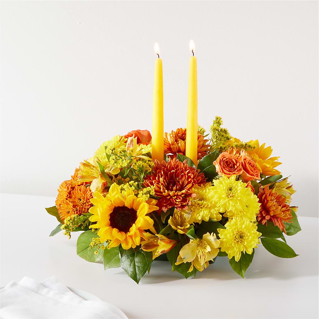 Autumn Harmony Centerpiece – AMCS FLOWERS & PERSONAL SERVICES LLC, Chesapeake VA