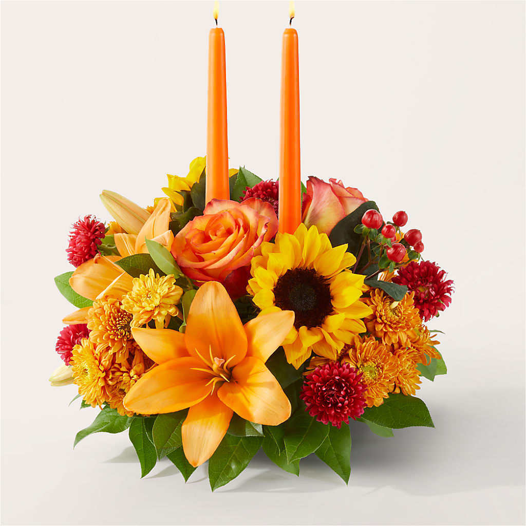 Grateful Centerpiece – AMCS FLOWERS & PERSONAL SERVICES LLC, Chesapeake VA