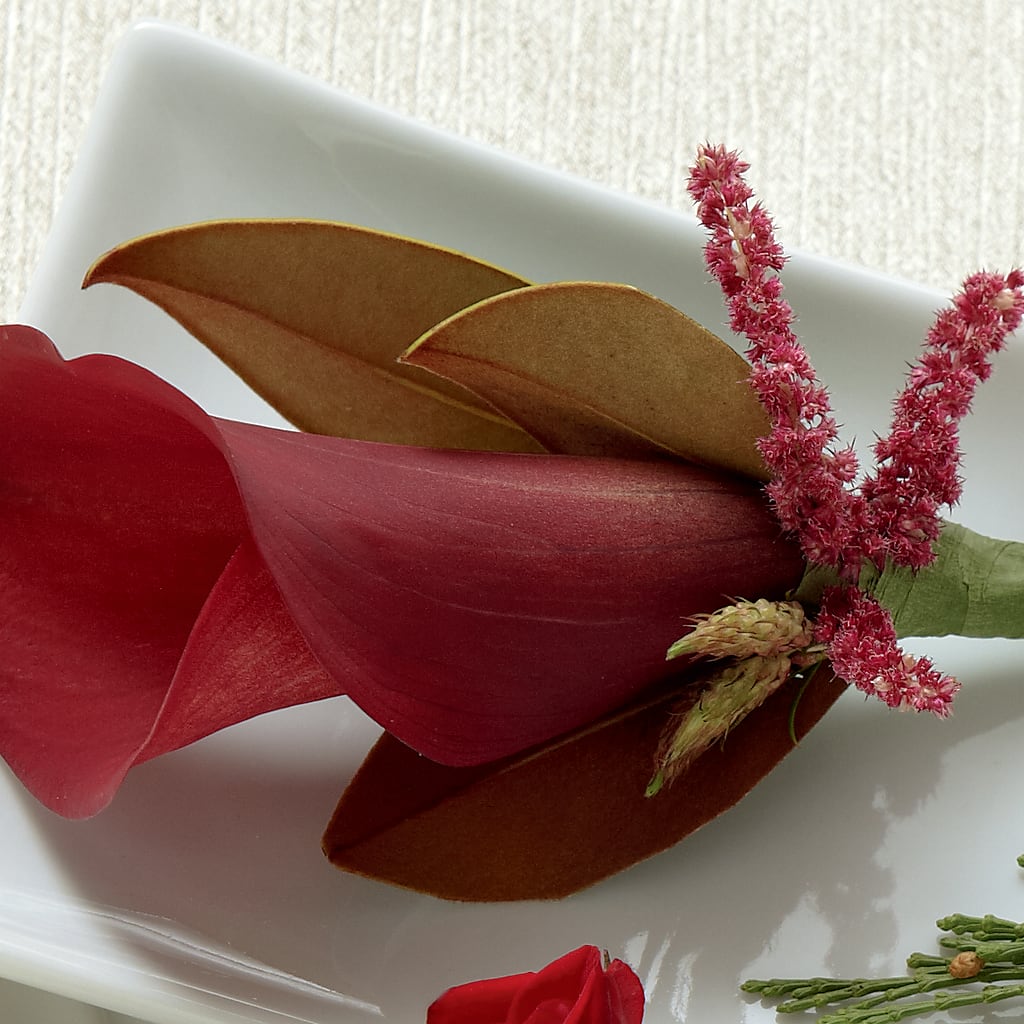 Red Calla Boutonniere – AMCS FLOWERS & PERSONAL SERVICES LLC, Chesapeake VA