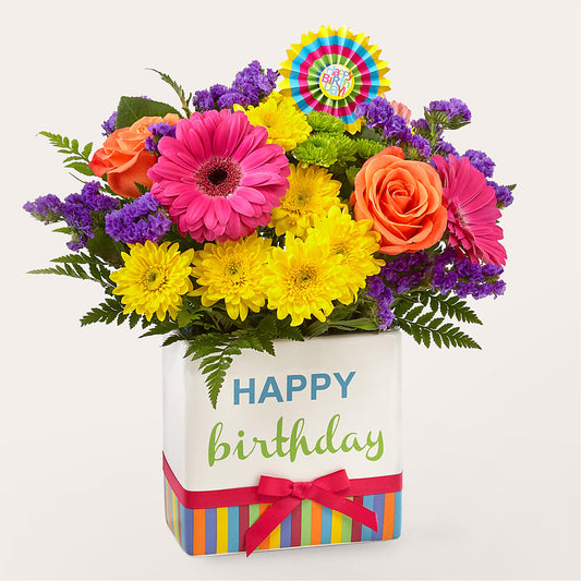 Birthday Brights Bouquet – AMCS FLOWERS & PERSONAL SERVICES LLC, Chesapeake VA