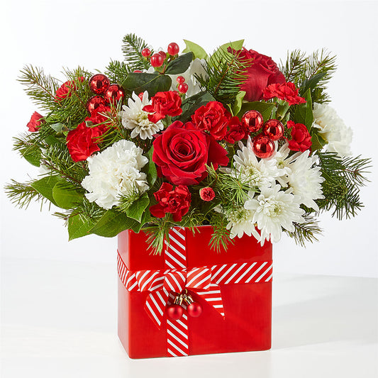 Presents Under the Tree Bouquet – AMCS FLOWERS & PERSONAL SERVICES LLC, Chesapeake VA