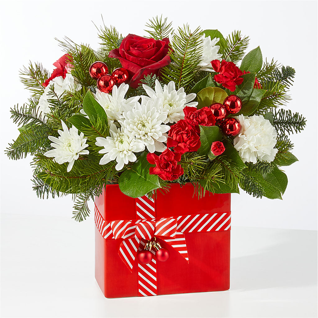 Presents Under the Tree Bouquet – AMCS FLOWERS & PERSONAL SERVICES LLC, Chesapeake VA