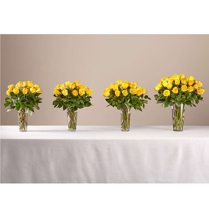 Long Stem Yellow Rose Bouquet – AMCS FLOWERS & PERSONAL SERVICES LLC, Chesapeake VA
