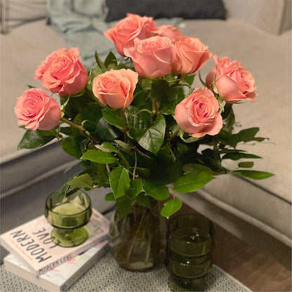 Long Stem Pink Rose Bouquet – AMCS FLOWERS & PERSONAL SERVICES LLC, Chesapeake VA