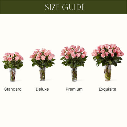 Long Stem Pink Rose Bouquet – AMCS FLOWERS & PERSONAL SERVICES LLC, Chesapeake VA