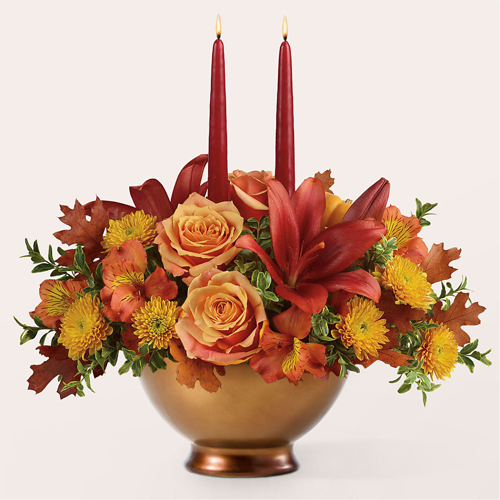Harvest Table Centerpiece – AMCS FLOWERS & PERSONAL SERVICES LLC, Chesapeake VA