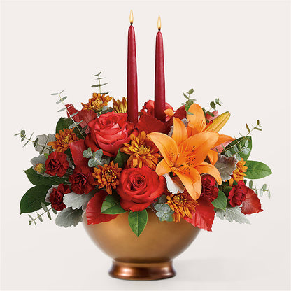 Fruits of Fall Centerpiece – AMCS FLOWERS & PERSONAL SERVICES LLC, Chesapeake VA