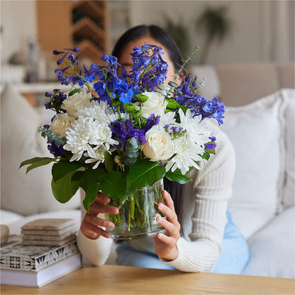 Cerulean Waves Bouquet – AMCS FLOWERS & PERSONAL SERVICES LLC, Chesapeake VA