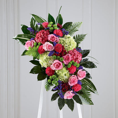 Refreshing Mix Standing Spray – AMCS FLOWERS & PERSONAL SERVICES LLC, Chesapeake VA