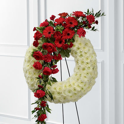 Graceful Tribute Wreath – AMCS FLOWERS & PERSONAL SERVICES LLC, Chesapeake VA