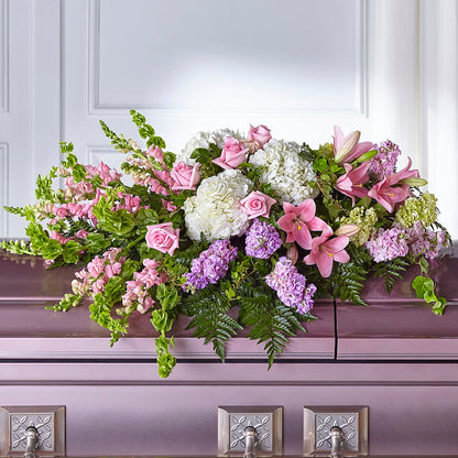 Life's Gratitude Casket Spray – AMCS FLOWERS & PERSONAL SERVICES LLC, Chesapeake VA