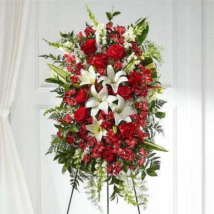 Everlasting Memory Standing Spray – AMCS FLOWERS & PERSONAL SERVICES LLC, Chesapeake VA