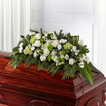 Hopeful Gesture Casket Spray – AMCS FLOWERS & PERSONAL SERVICES LLC, Chesapeake VA