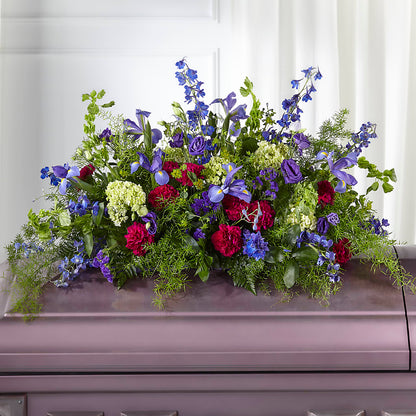 Always Treasured Casket Spray – AMCS FLOWERS & PERSONAL SERVICES LLC, Chesapeake VA