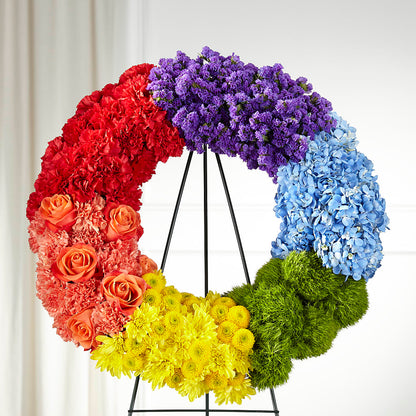 Circle of Love Wreath – AMCS FLOWERS & PERSONAL SERVICES LLC, Chesapeake VA