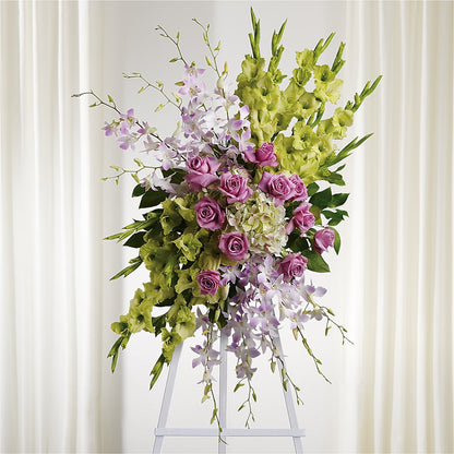 Lasting Legacy Standing Spray – AMCS FLOWERS & PERSONAL SERVICES LLC, Chesapeake VA