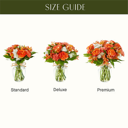 Apricot Glow Bouquet – AMCS FLOWERS & PERSONAL SERVICES LLC, Chesapeake VA